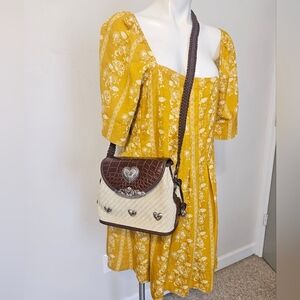 Brighton-inspired" bag Western-style crossbody bucket bag from the 1990s NWOT